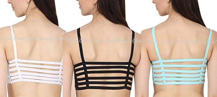 Buy Pack of 3 Women's Full Coverage Lightly Padded Bra (COLOR AND DESIGN  MAY VARY) Online @ ₹349 from ShopClues