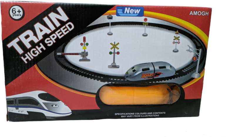 CRITICA HIGH SPEED BULLET TRAIN TOY WITH TRACK SET BATTERY