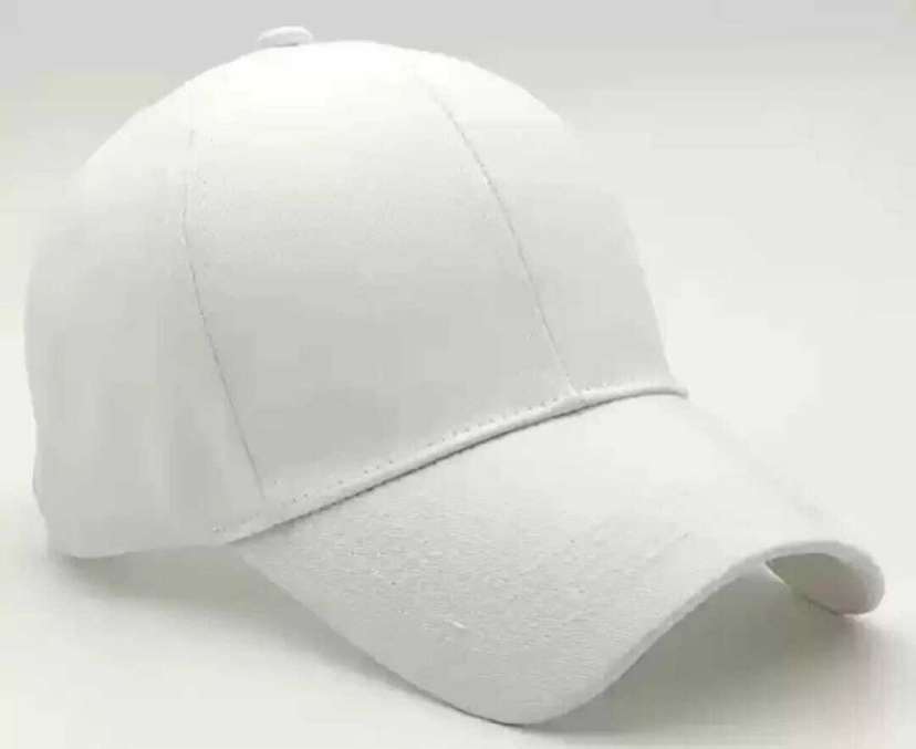 Fancy Sports Men Caps & Hats For Running, Gym, Cricket, Baseball C014-white Cap