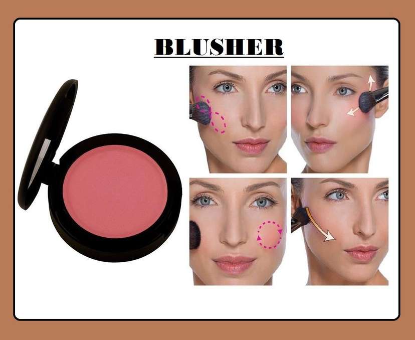 Face top blush makeup