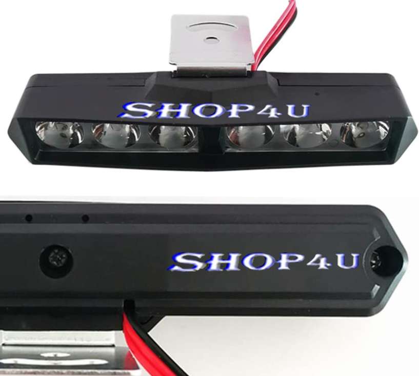 Red blue shop blinker light