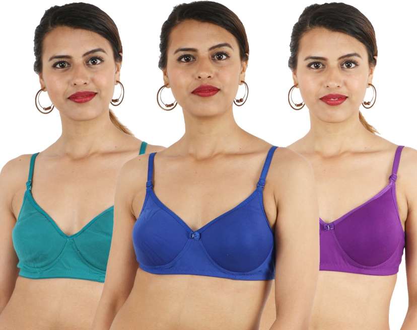 Women T-Shirt Lightly Padded Bra Price in India - Buy Women T