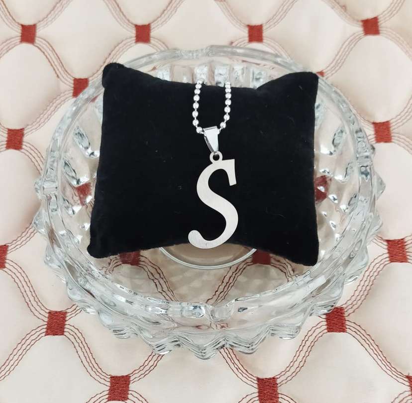 S name silver locket sale