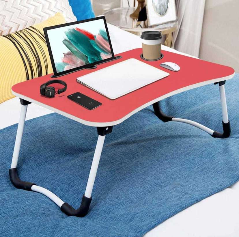 hasraj export shopsy red study table Wood Portable Laptop Table