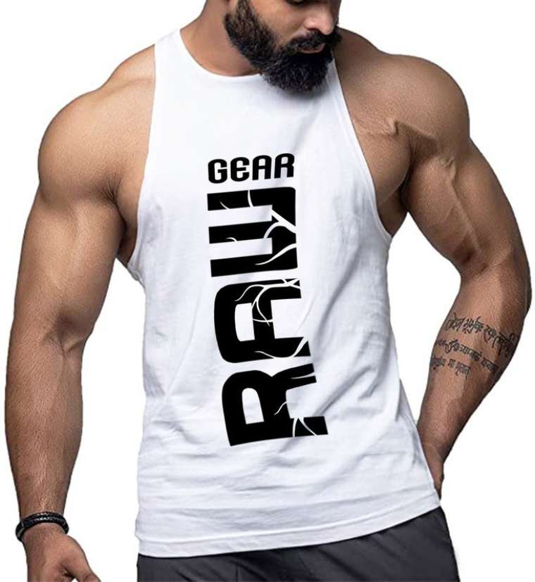 Polyester Fabric Gym Vest Price in India - Buy Polyester Fabric Gym Vest  online at