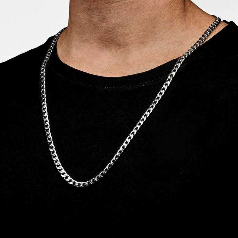 Silver chain men on sale price