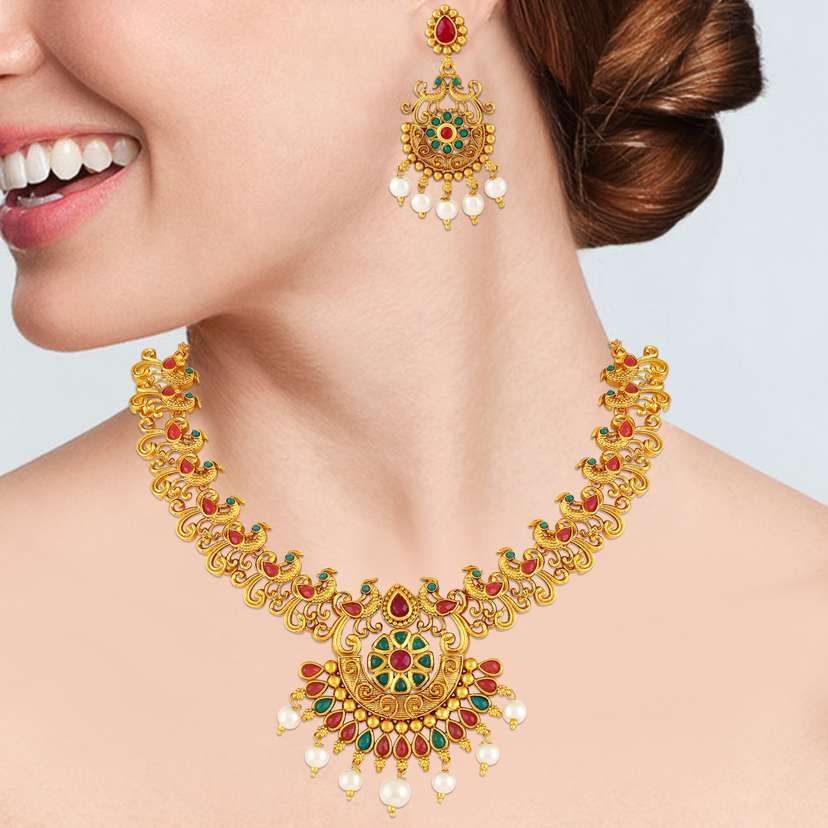 Zinc Jewel Set Price in India Buy Zinc Jewel Set online at Shopsy.in