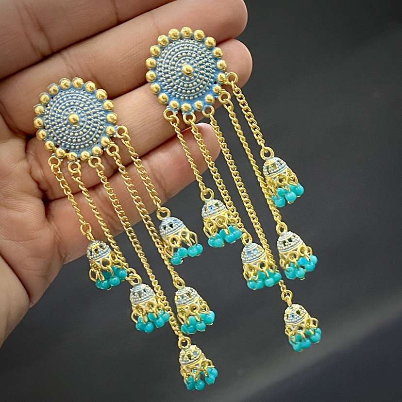 Long earrings discount with price