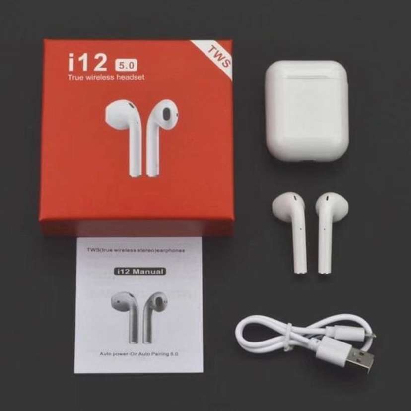 i12 Tws Airpods Wireless Bluetooth Earbuds Bluetooth Headset Price