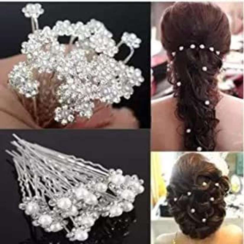 Fancy hair clips for wedding on sale