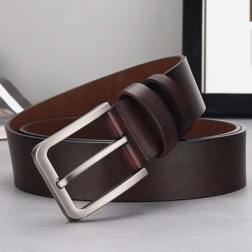 Men Women Brown Genuine Leather Belt Price in India Buy Men