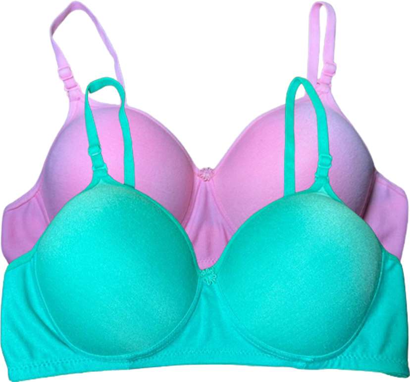 Buy Women Push-up Lightly Padded Bra (Blue) with Special Price (38 B, Teal)  at