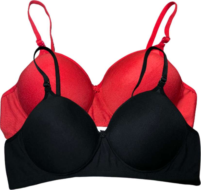 Buy Red Women's Push-up Heavily Padded Bra Size-32B Online at Low Prices in  India 