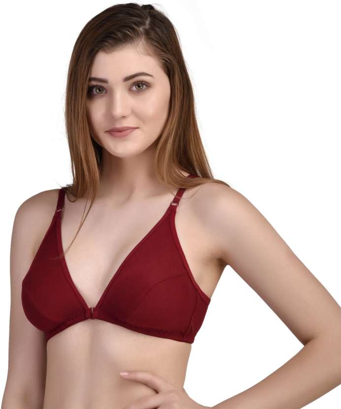Stylish B Cup Front Open Bra Women Plunge Non Padded Bra Price in India -  Buy Stylish B Cup Front Open Bra Women Plunge Non Padded Bra online at