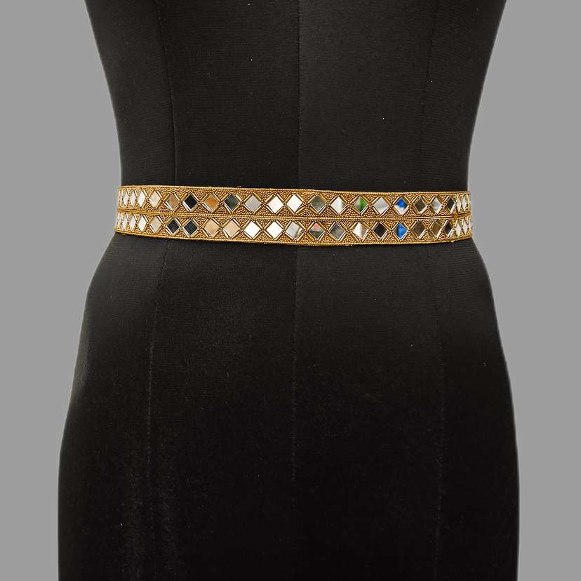 Waist Belt Wome saree belt cloth waist chain for women Kamarband Size 24 To 36 Gold Gold Kamarband Price in India Buy Waist Belt Wome saree belt cloth waist chain for