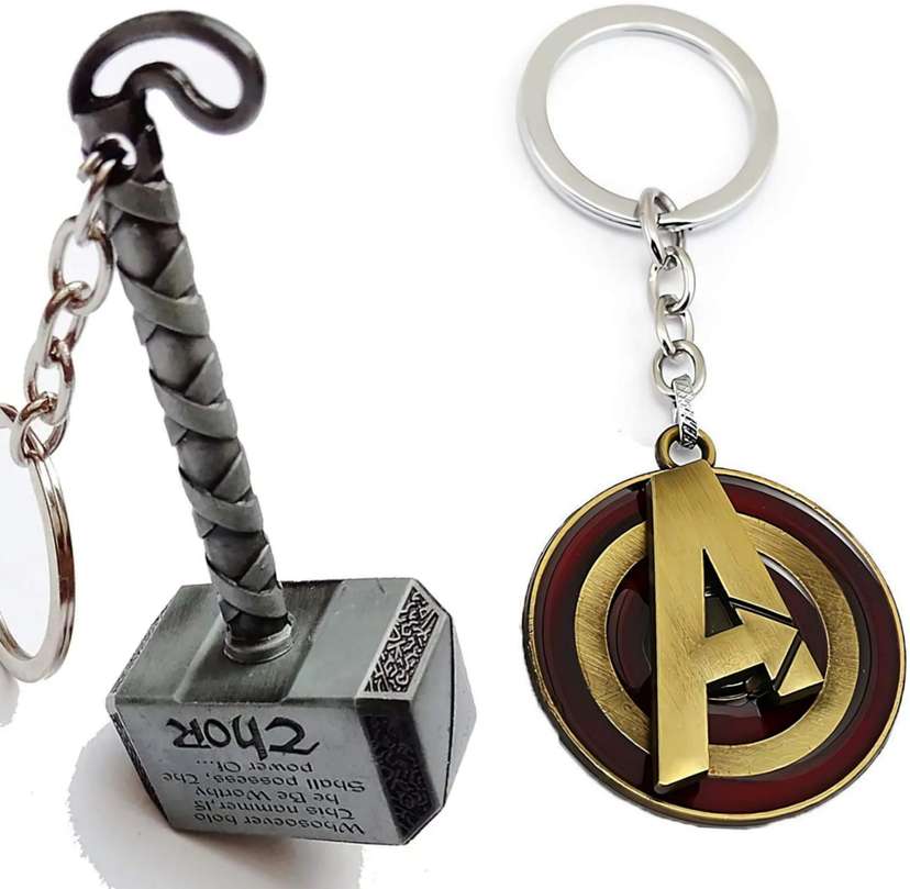 Jainsburys Combo of Thor Avengers Rotating keychain Key Chain Price in India Buy Jainsburys Combo of Thor Avengers Rotating keychain Key Chain online at Shopsy.in
