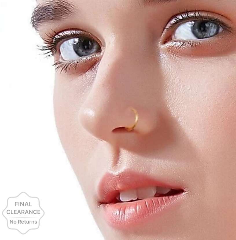 Ladies gold nose ring online