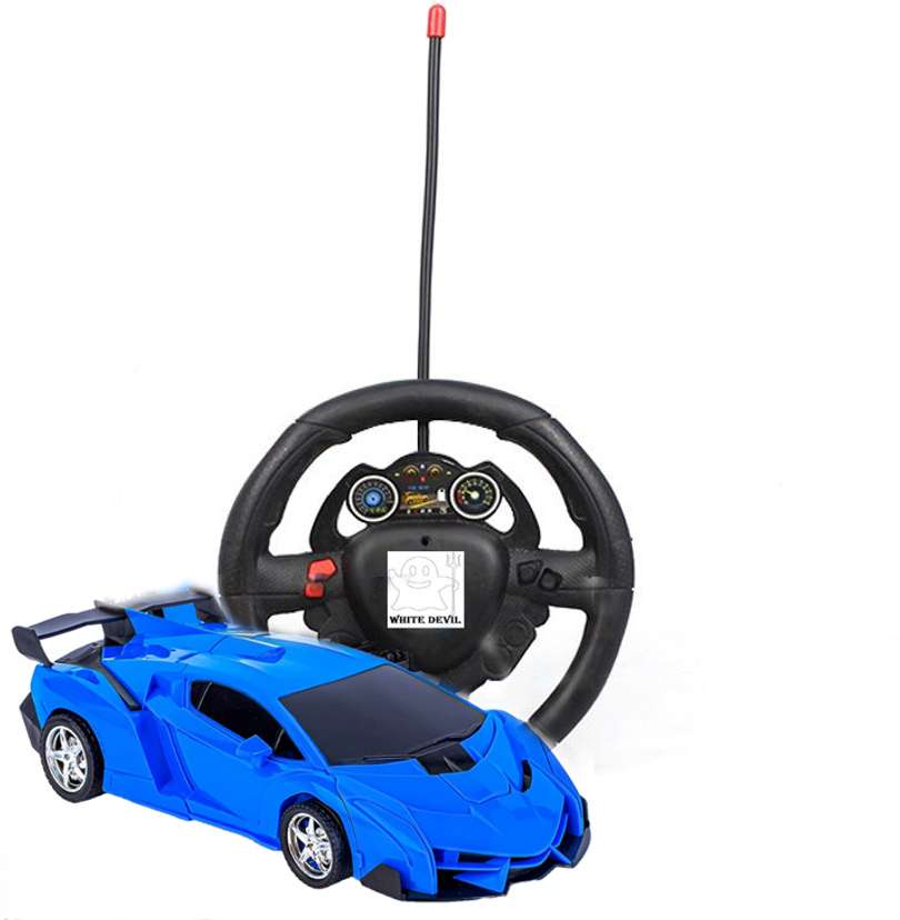 White Devil 3D Fast Steering Remote Car Price in India Buy White