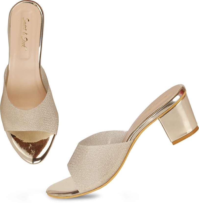 Gold block heels online india online
