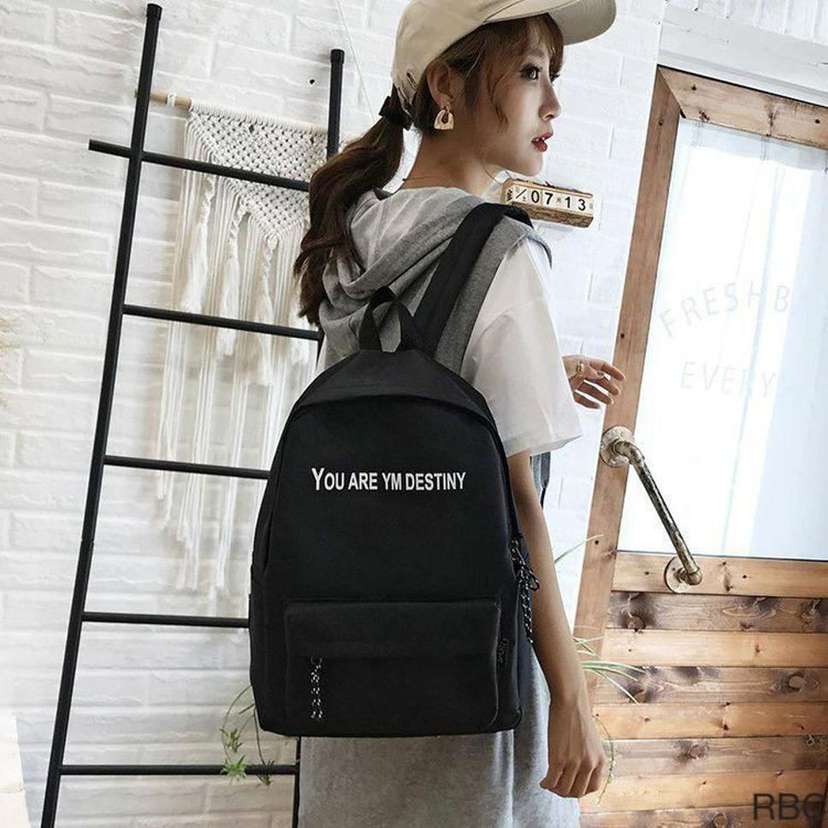 Plain canvas backpack deals