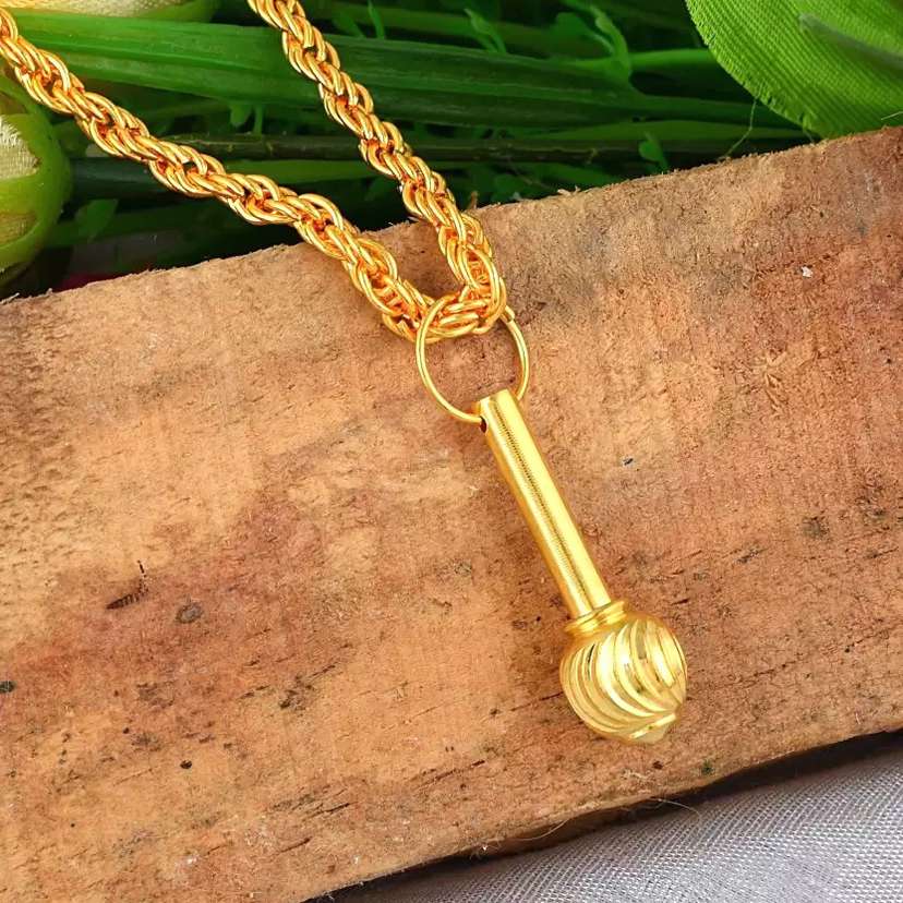 Hanuman gada sales locket gold