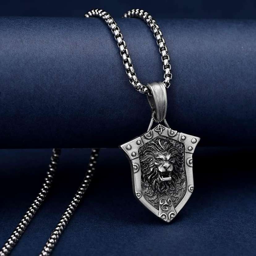 Stylish Lion Animal Style Pendant Locket Necklace Mens Jewelry Gift Silver Stainless Steel Price in India Buy Stylish Lion Animal Style Pendant Locket Necklace Mens Jewelry Gift Silver Stainless Steel...