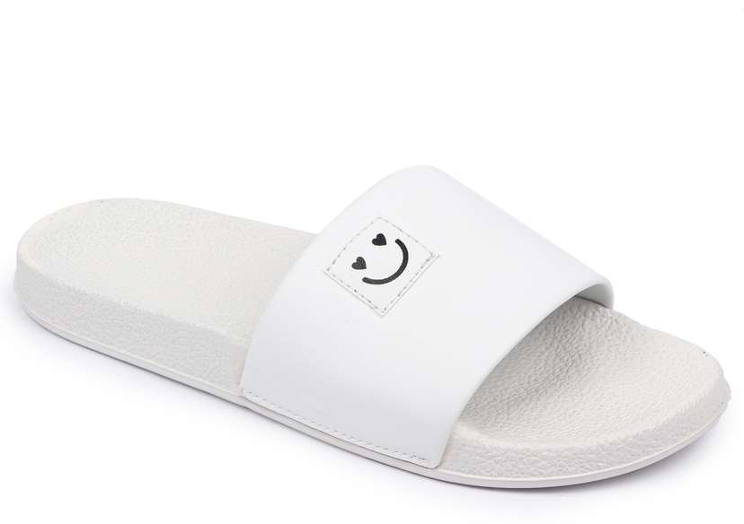White colour flip flops top