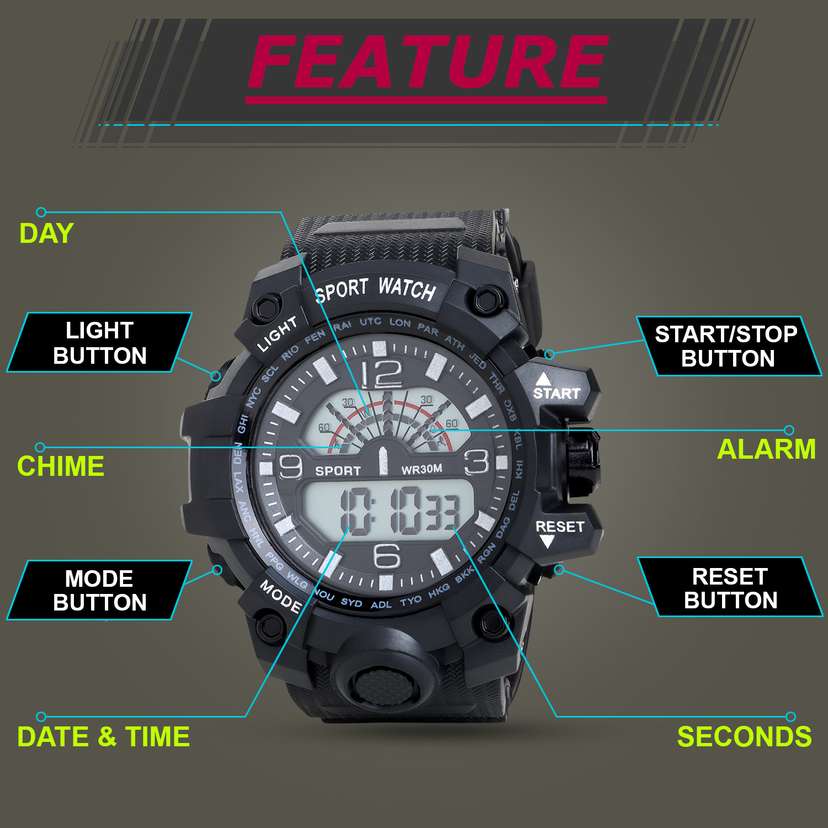 Digital Watch For Men Price in India Buy Digital Watch For