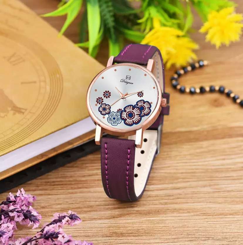 Designer Maroon Color Branded Watch For Girls Women Trendy Rich Look fashionable wrist watch for girls Analog Watch Analog Watch For Women Price in India Buy Designer Maroon Color