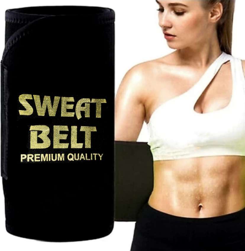 Sweat fitness belt top