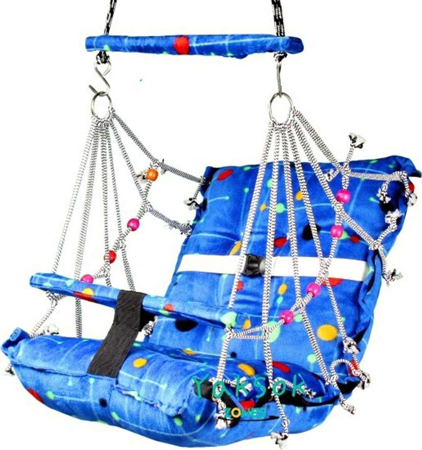 Shreeko Cotton baby swing chair jhula for 1 5 year old children s baby hanging Cradle Swings Price in India Buy Shreeko Cotton baby swing chair jhula for 1 5 year old children s baby hanging Cradle