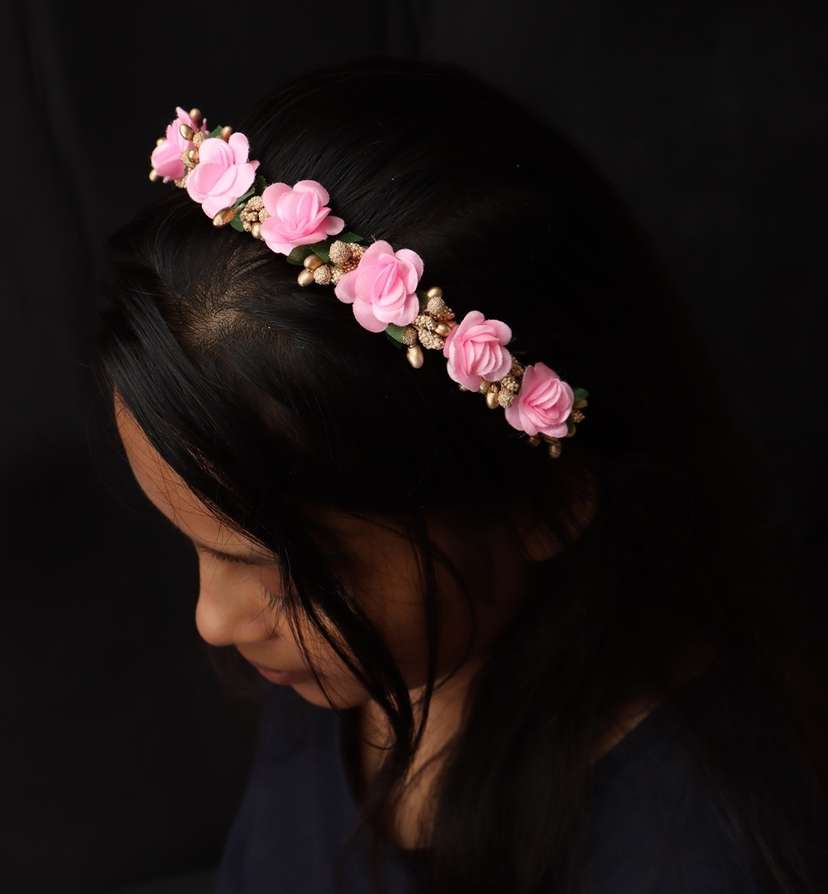 Flower band hair online