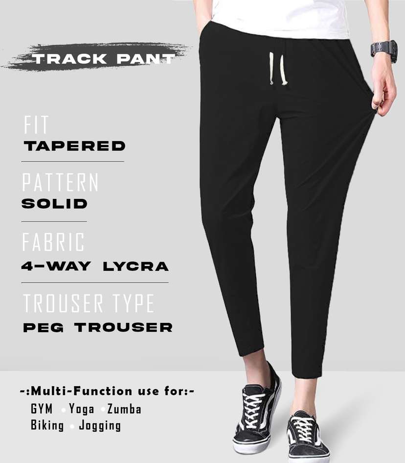 Solid Men Black Track Pants Price in India Buy Solid Men Black Track Pants online at Shopsy.in