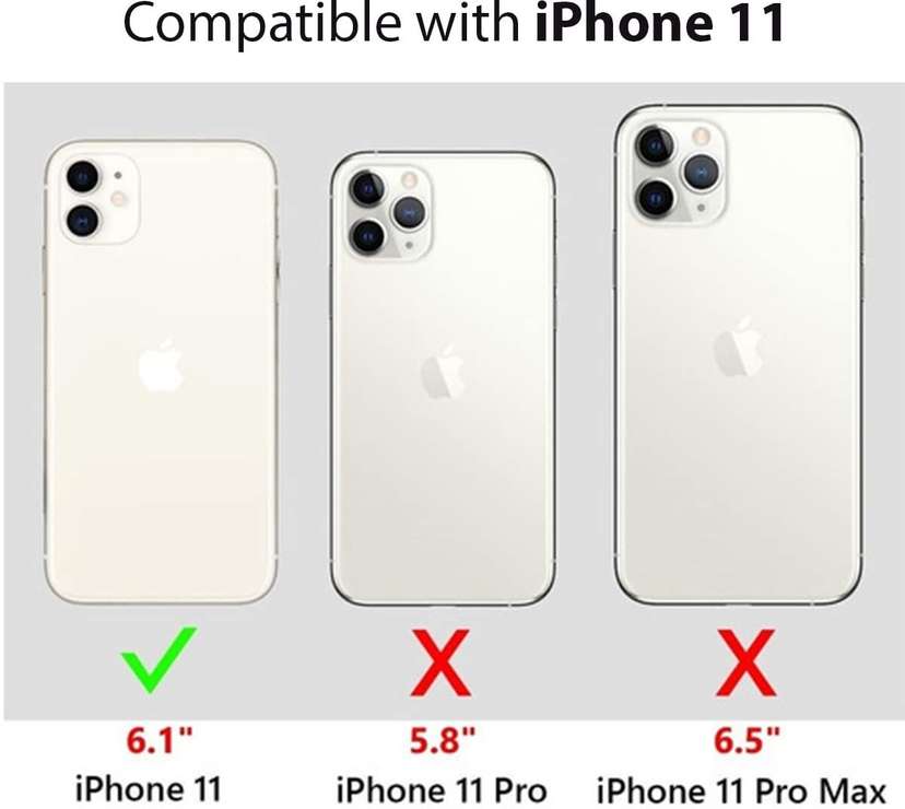 Apple-iPhone 11携帯電話,128インチ画面,スマートフォン,デュアルSIM,2 SIM,64GB, 256GB,6.1 GB  ROM,Retina IPS, LCD, Face ID, NFC,4G LTE - AliExpress