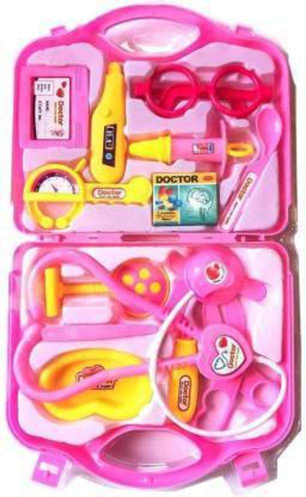 KC Collection My Family Operated Doctor Set 13 Pcs Kit For Kids Pink Price in India Buy KC Collection My Family Operated Doctor Set 13 Pcs Kit For Kids Pink online