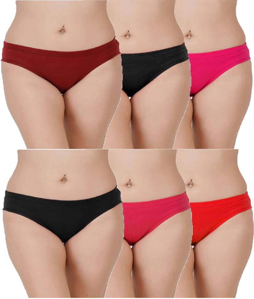 Buy Pack of 6 Women Hipster Multicolor Panty Online In India At Discounted  Prices