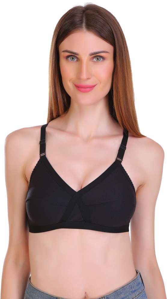 Lycra Ladies Non Padded Full Coverage Moulded T-Shirt Bra, Size: 30B, Plain  at Rs 105/piece in Mumbai