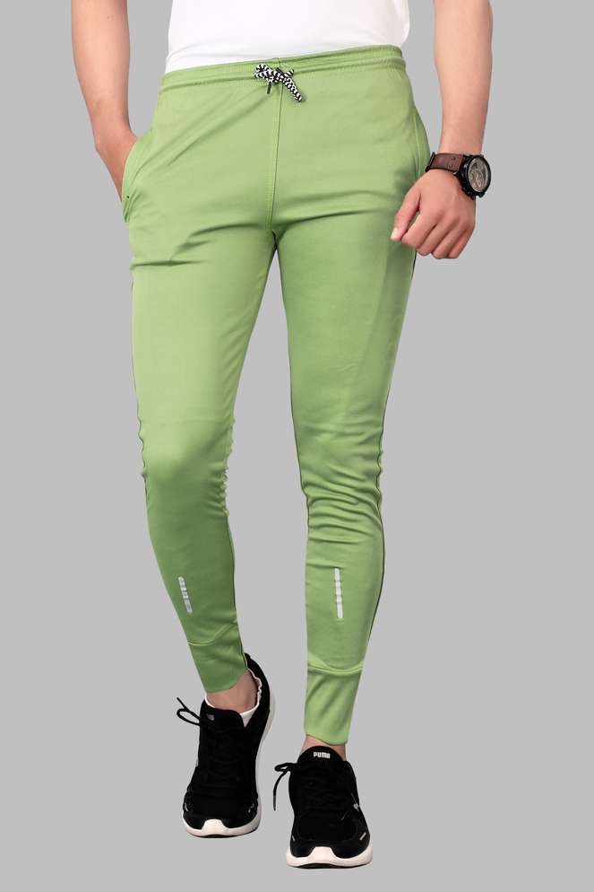 Light green track pants top