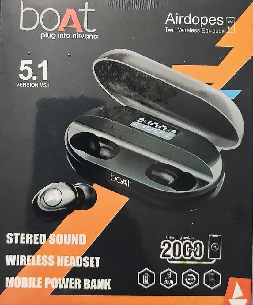 BOAT Airdopes Twin Bluetooth Headset Black True Wireless Bluetooth Headset Price in India Buy BOAT Airdopes Twin Bluetooth Headset Black True Wireless Bluetooth Headset online at Shopsy.in