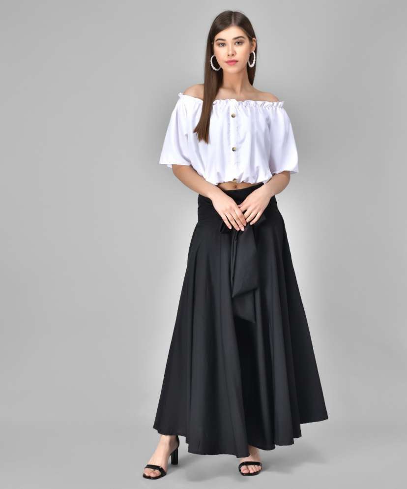 Buy Black Skirts for Women by ND & R Online