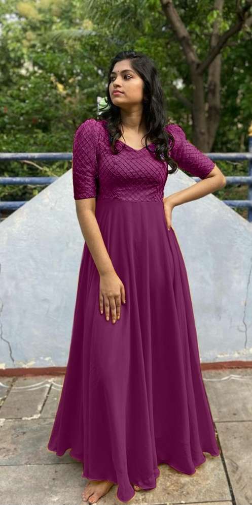 Half net gown outlet