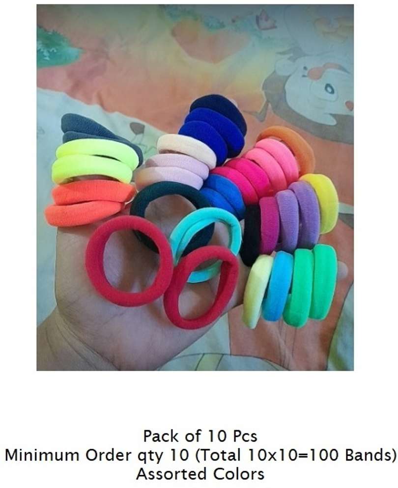 10 Pcs Multicolor Flexible Elastic Fashionable Rubber Band Price