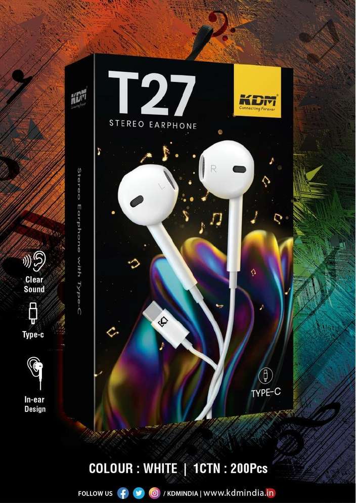 KDM T 27 TYPE C EARPHONE Wired Headset Price in India Buy KDM T 27 TYPE C EARPHONE Wired Headset online at Shopsy.in
