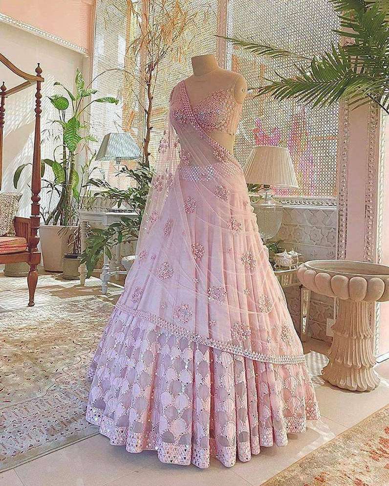 Full stitched lehengas deals