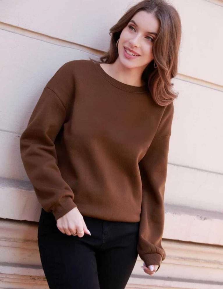 Full Sleeve Solid Women Sweatshirt Price in India Buy Full Sleeve Solid Women Sweatshirt online at Shopsy.in