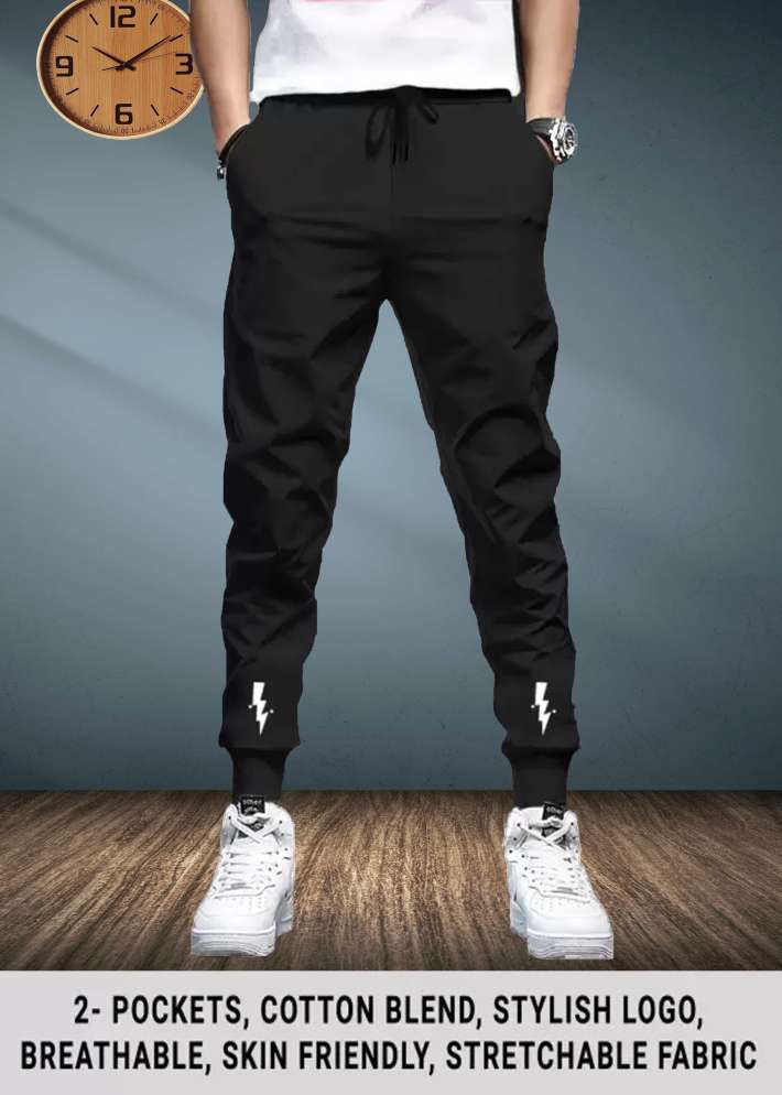 Men Black Track Pants Price in India - Buy Men Black Track Pants online at