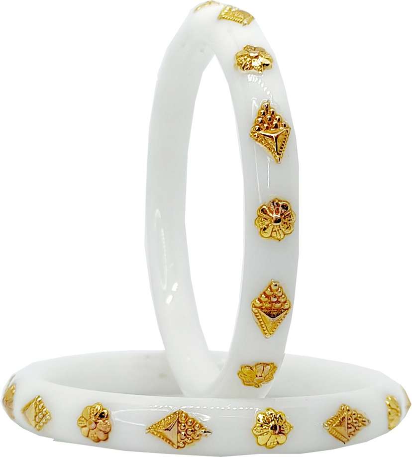 Gold plated shakha pola online on sale