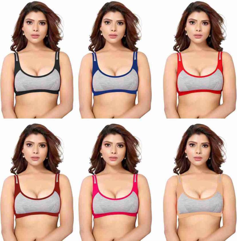 Daily use everyday bra for girl and women for every occasion  formal,Gym,party wear collage office ethnic Women Girls Sports Bra Combo  Women Sports Non Padded Bra Price in India - Buy Daily