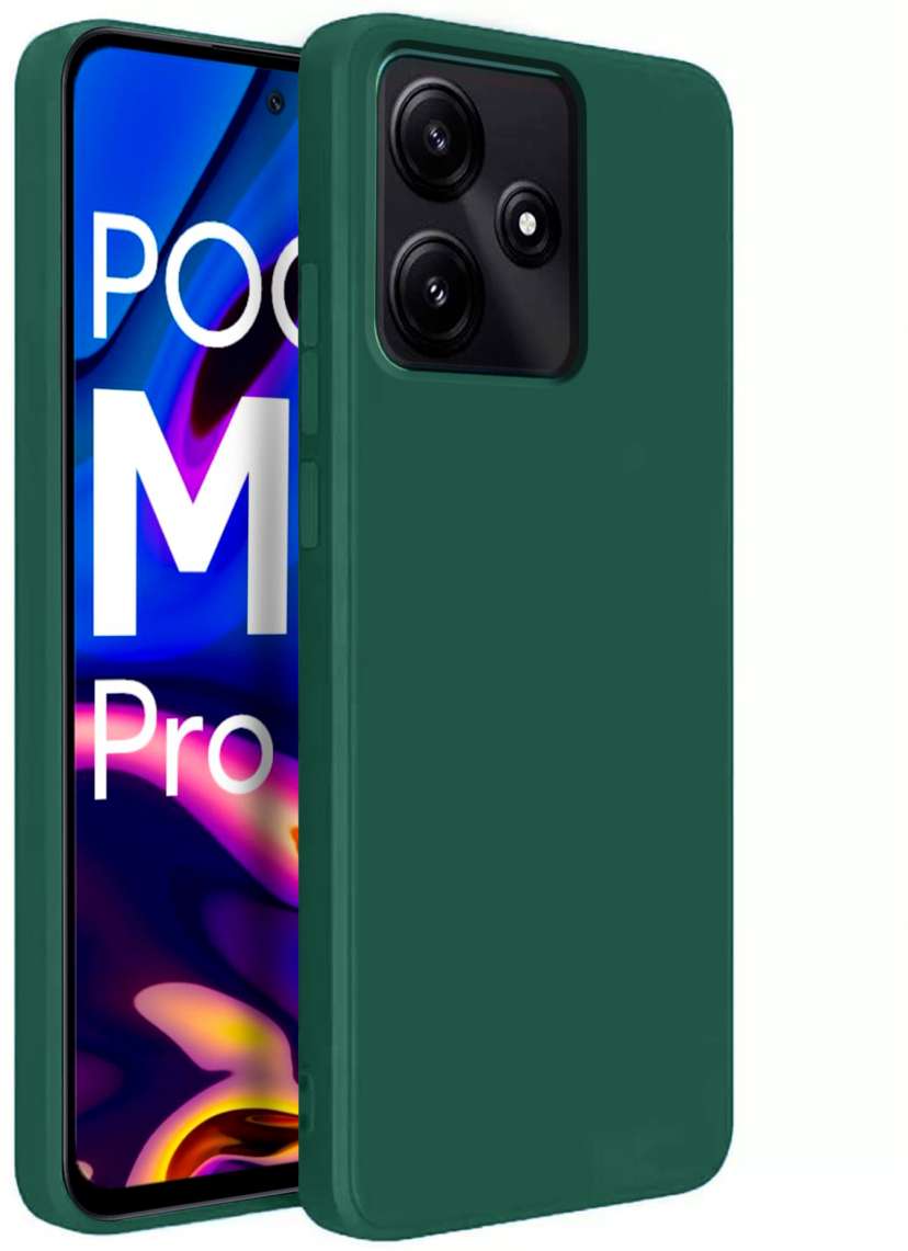 Buy Knotyy Back Cover for Poco M6 Pro 5G (Blue, Flexible, Silicon
