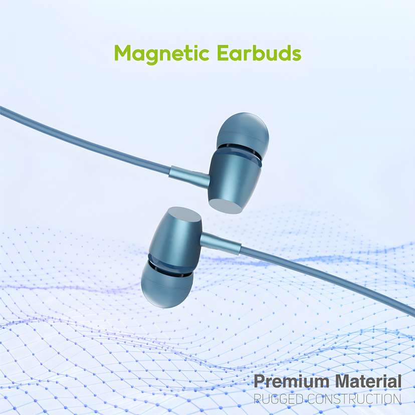 58 Hours Playtime Waterproof Bluetooth Wireless Neckband Headpones